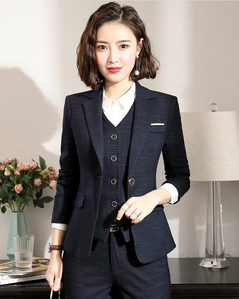 【目玉商品～超人気】上品 オフィス エレガント リクルートスーツ 3点セット ジャケット＋ベスト＋パンツ/スカート 韓国風 レディーススーツ 通勤 OL 学生 セットアップ 結婚式 披露宴 二次会 大 5,282円