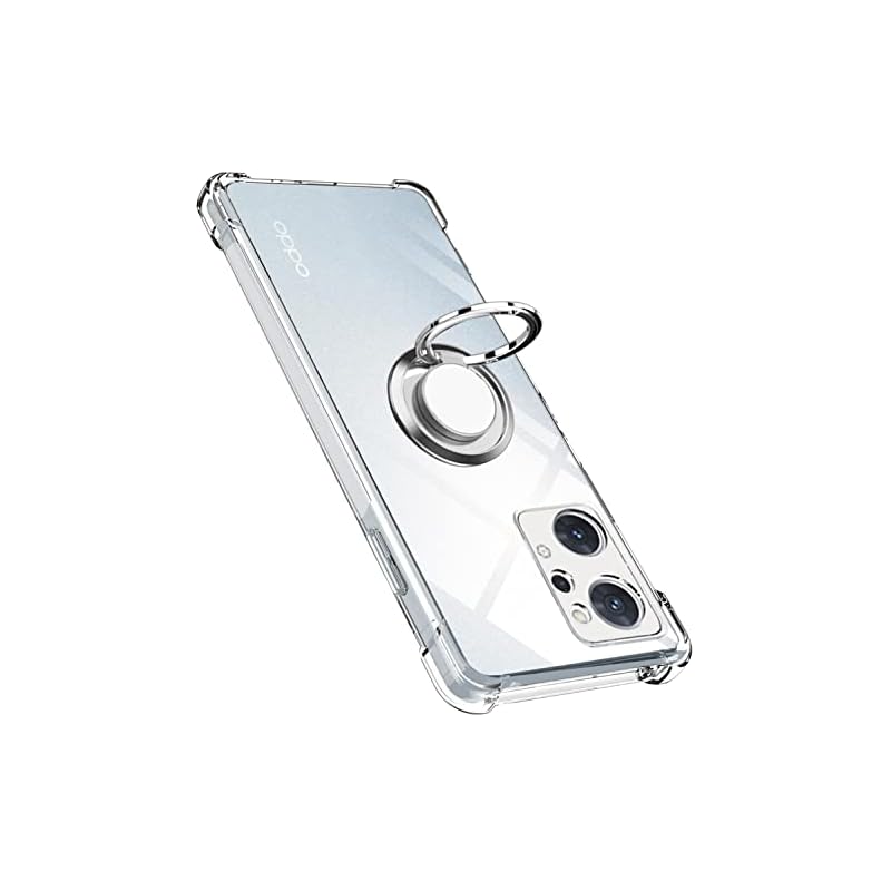 OPPO Reno9 A ケース OPPO Reno7 A ケース リング TPU 薄型 軽量シリコン Oppo Reno 7a OPG04 ケース 耐衝撃 指紋防止 車載ホルダー対応 防塵 一体型