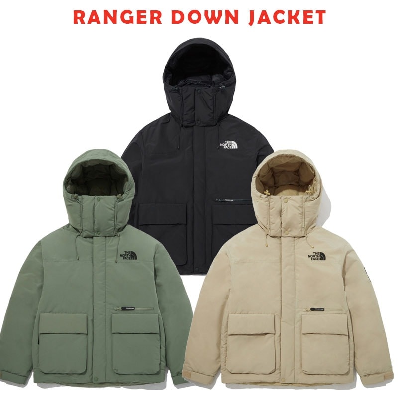 韓国正規品保証 関税負担なし NJ1DP58J RANGER DOWN JACKETデイリー 基本 着装 男子 女子 人気 韓国 ファッション 男女共用 アウトドア