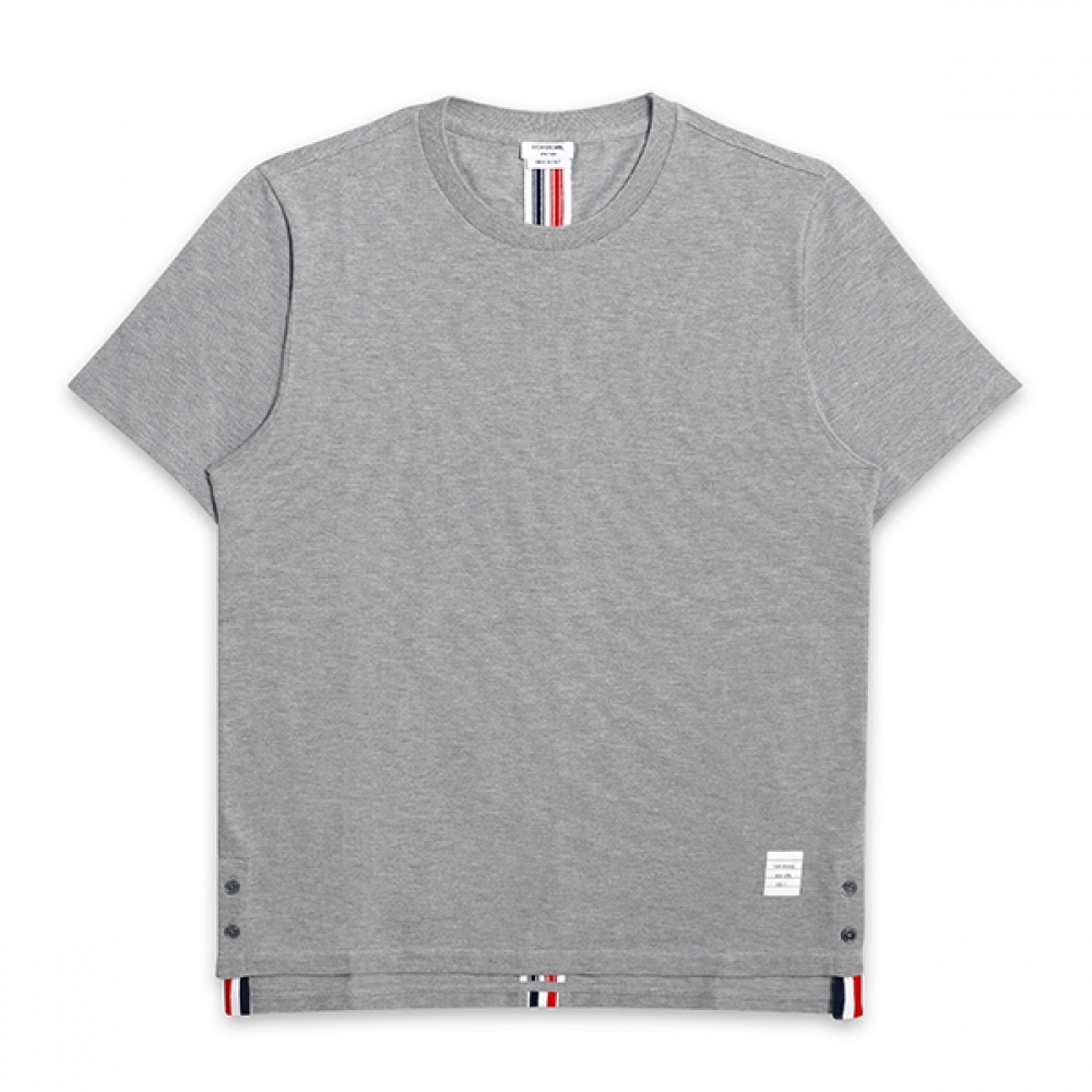 トムブラウン MJS056A 00050 055 センターバックストライプピケメンズ半袖Tシャツ
