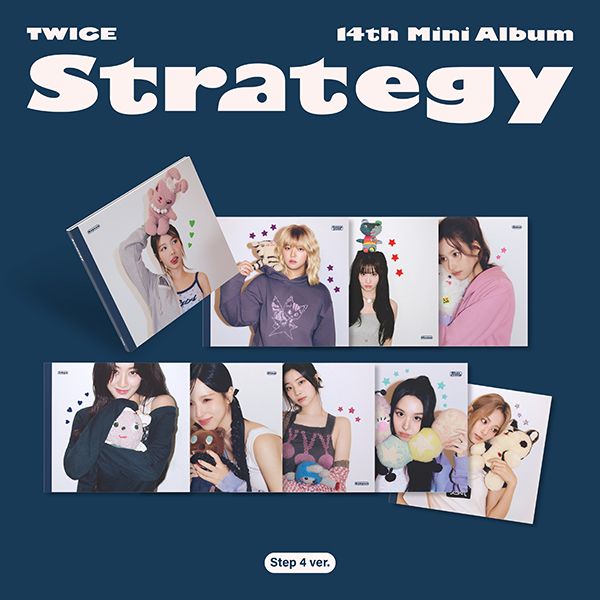 [MEGA] 予約特典 [9種セット] (STEP4 ver.) TWICE 14th Mini Album [STRATEGY] (Digipack ver.) 公式アルバム 韓国チャート反映