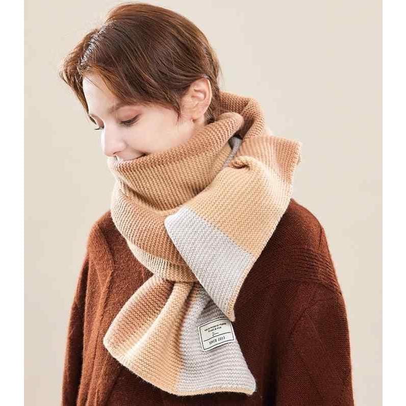 ストール レディース おしゃれ マフラー きれいめ シンプル 大人 通勤 贈り物 プレゼント 防寒 暖かい ウール 女性 秋冬 多用途 厚手 ニット