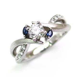 (Brand アニーベル) Pt ダイヤモンドリング（婚約指輪エンゲージリング）楽ギフ_包装02P26Mar16