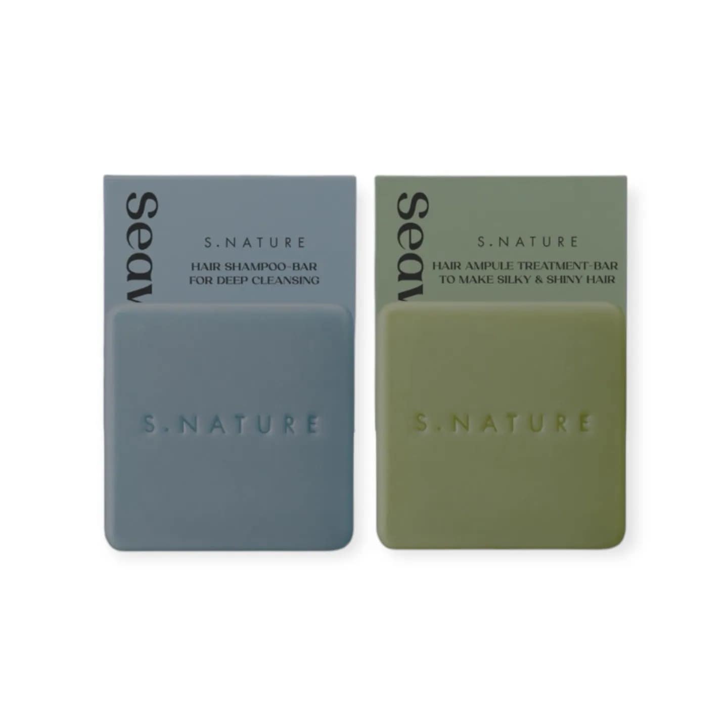 シーウィズヘアシャンプーバートリートメントバー2点セット 100g * 2