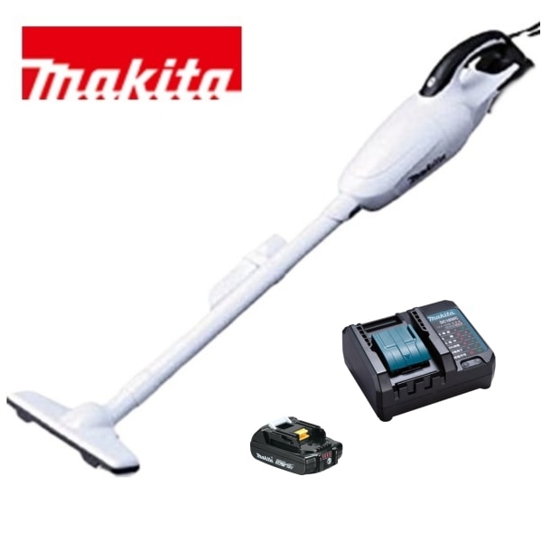 当店だけ！バッテリー充電器も1年保証! マキタ CL180FDZW 18V コードレス 掃除機 カプセル式 CL180FDZW + 軽量バッテリー BL1820B + コンパクト充電器DC18WC