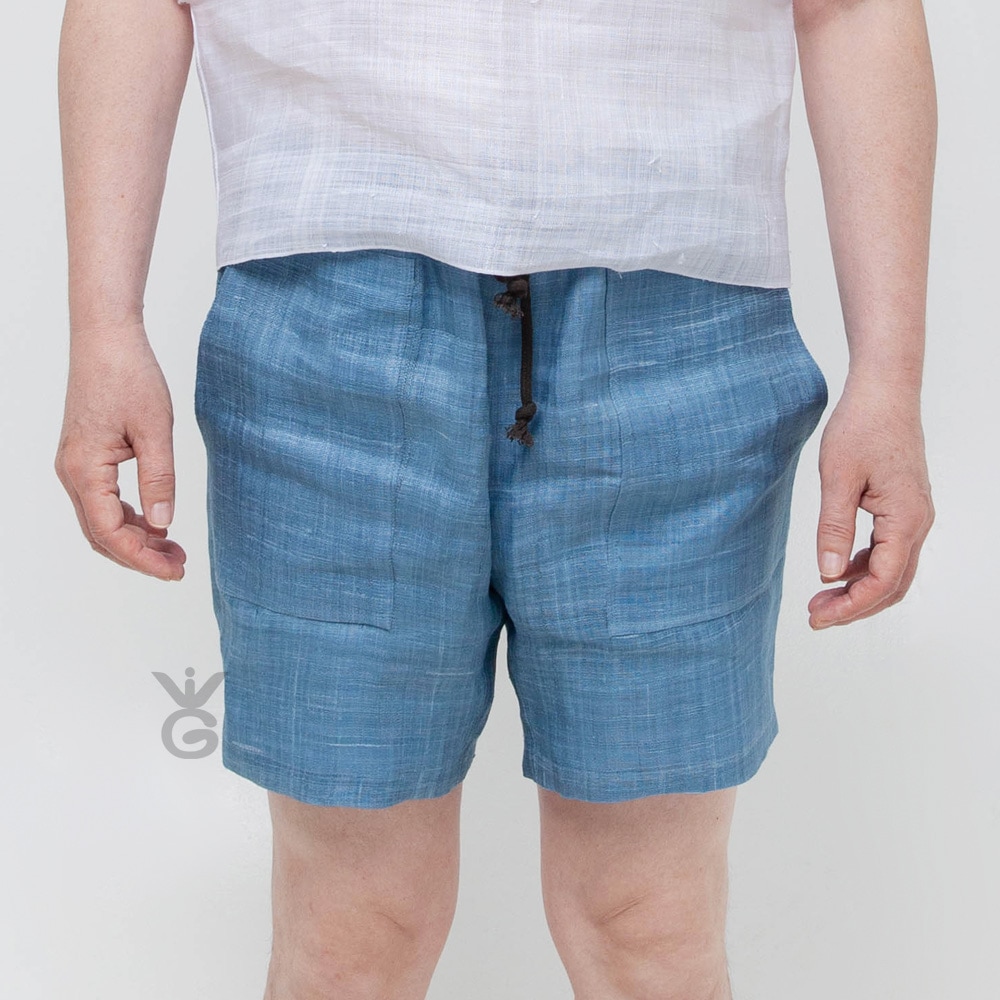 ヘーベHBパンツブルーユニセックスクールライトフィールサマー