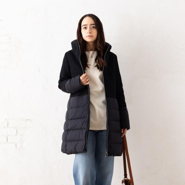 ダウンジャケット コート ブラック レディース PI001965D 33432R 9300