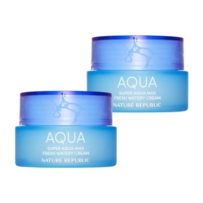 スーパーアクアマックス フレッシュクリーム（脂性肌用）,80ml x 2個