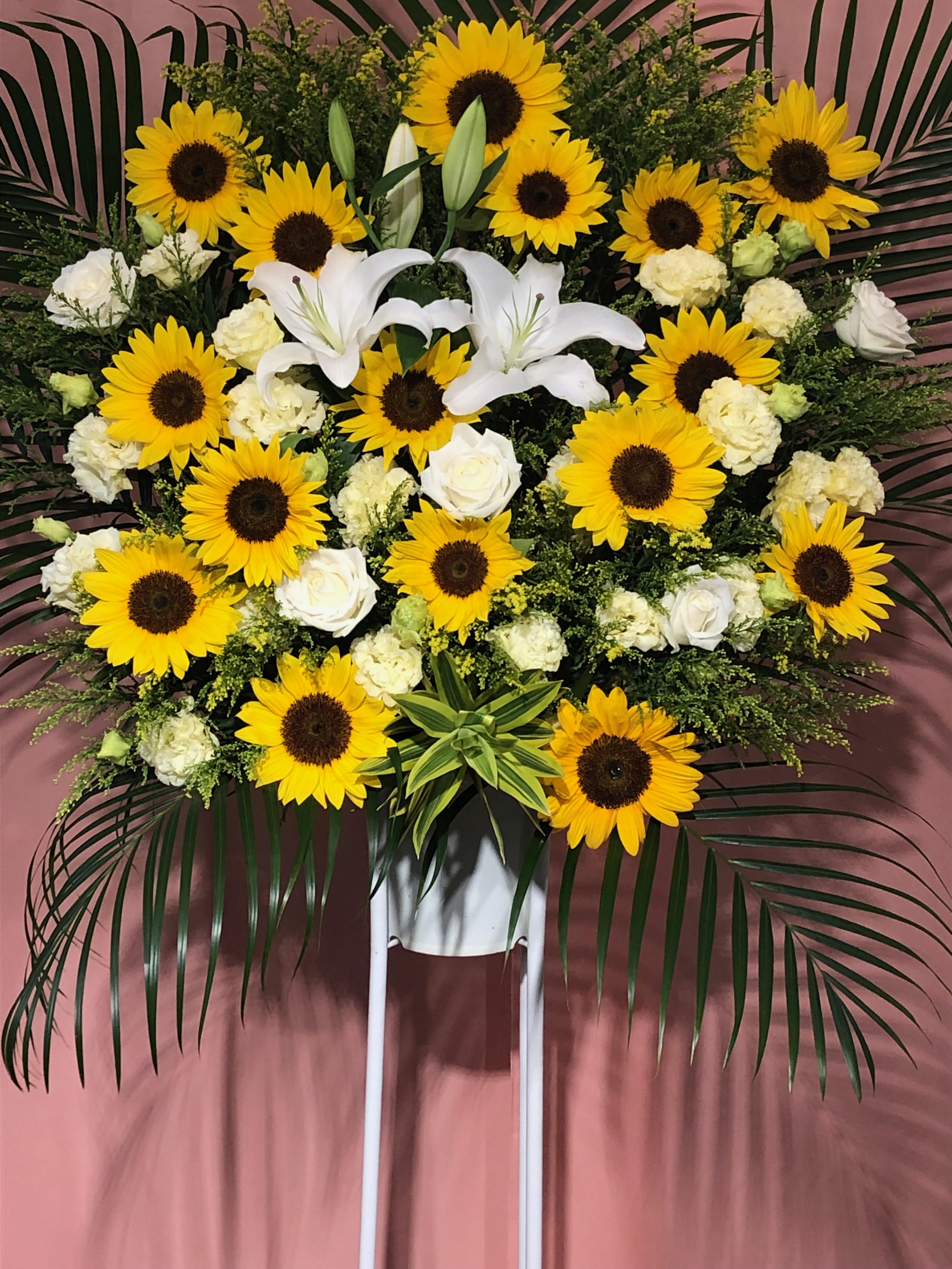 商品ID 2351 スタンド花 ヒマワリ 1段