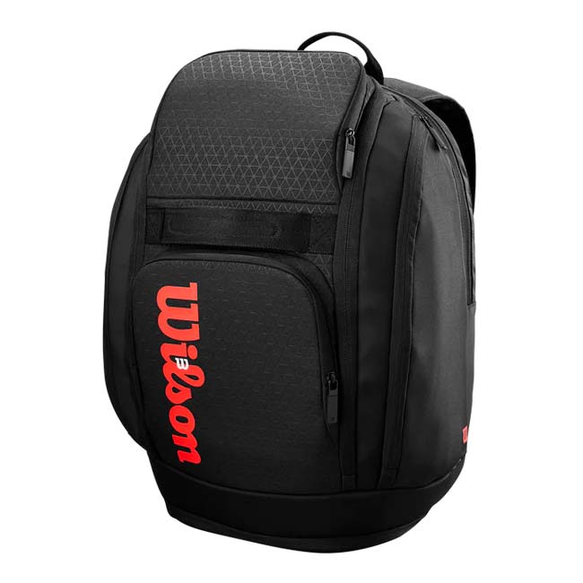 ラケット収納可 ウィルソン(Wilson) 2025 ユニセックス CLASH V3 クラッシュ V3 バックパック リュックサック WR8037901001ブラック×インフラレッド(25y2m)