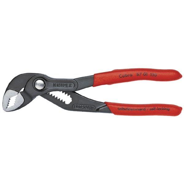 KNIPEX クニペックス コブラ ウォーターポンププライヤー 滑り止めプラスチックコーティング 全長150mm 8701-150 工具 ツール