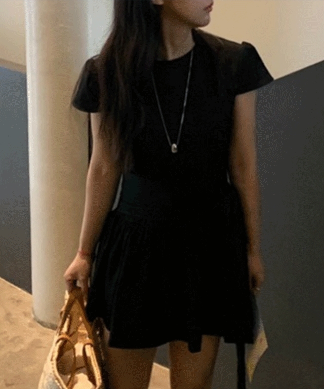 レコ プリンセスライン フェミニン ミニワンピース (2color) 5,320円