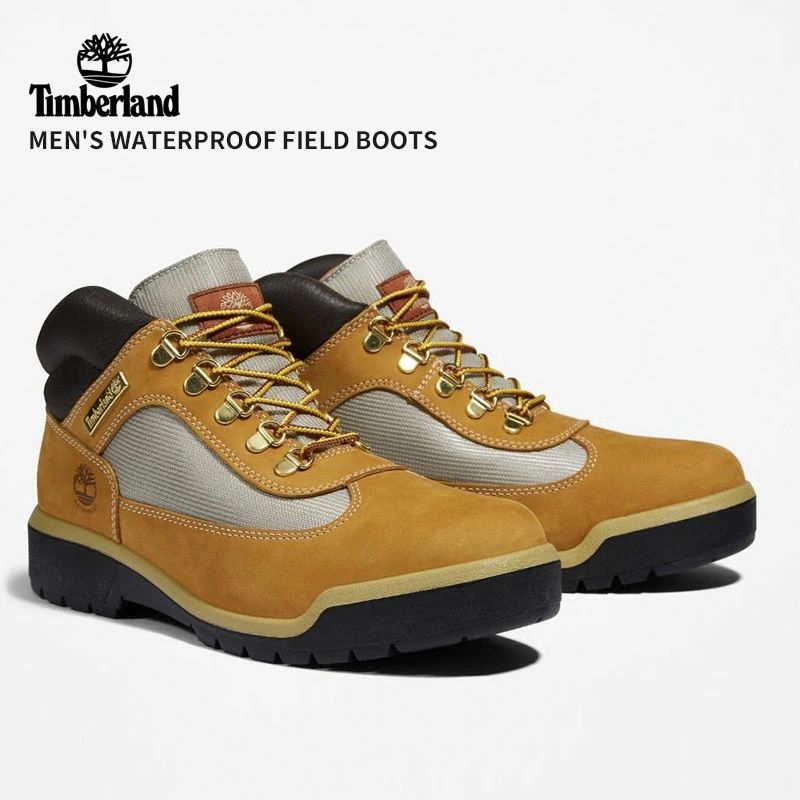 ティンバーランド Timberland メンズ ウォータープルーフ フィールド ブーツ Wheat Nubuck レザー 防水 ブーツ A18RI