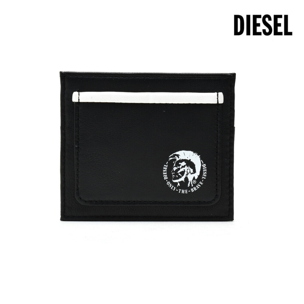 ディーゼル DIESEL X05851/P1508 CARDHOLDER H1532 BLACK パスケース カードケース ブラック 黒 メンズ [x05851-p1508-h1532]