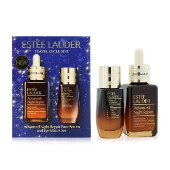Estee Lauder 【アドバンス ナイト リペアのセット】シンクロナイズド マルチ リカバリー コンプレックス 50ml+ アイ コンセントレート マトリックス 15ml