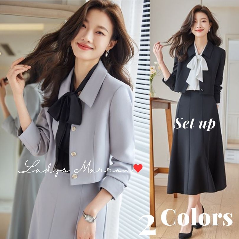 6月の新製品すぐに発送可能 セレモニースーツ セレモニーセットアップ レディース 卒業式スーツ 卒園式スーツ 入学式スーツ 入園式スーツ 黒 灰色 入学式 卒業式 ママ 母親 入園式 卒園式 ママスー