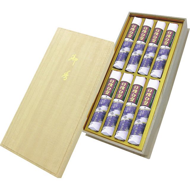 白檀白雪 短寸8入（桐箱入）