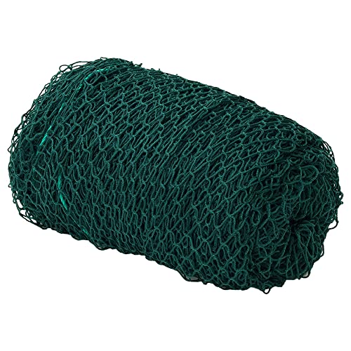 UPstore バックネット 升目3cm 防球ネット 硬式軟式用野球ネット グリーンネット 持ち運び可能 簡易フェンス (5m×5m)