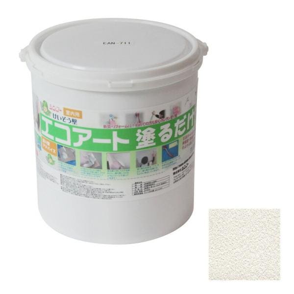 シンコー エコアート塗るだけ 5kg フローラルホワイト 大工道具 内装ツール 内装用品