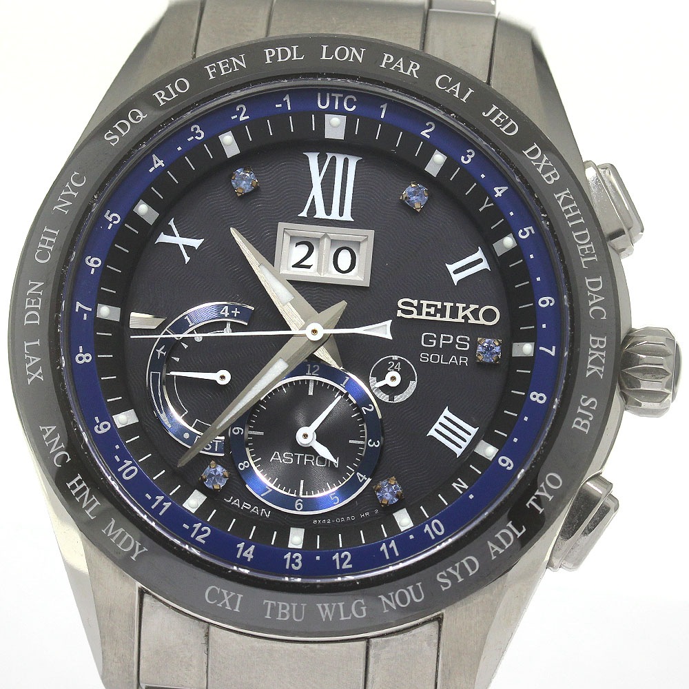 セイコー SEIKO SBXB145/8X42-0AA0-3 アストロン 5周年記念限定モデル ビッグデイト ソーラー電波 メンズ _844152【中古】 133,600円