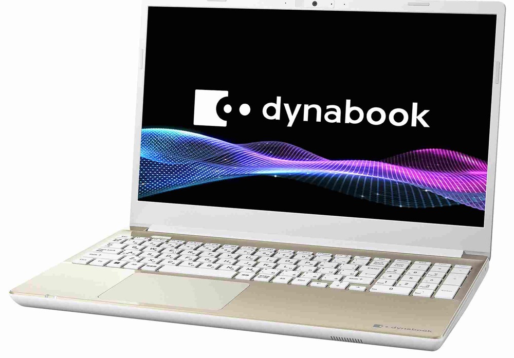 Dynabookダイナブック ノートパソコン T6(15.6型/Windows11/Core i7 1355U/メモリ 16GB/SSD 256GB/Office/DVD)サテンゴールド P1T6