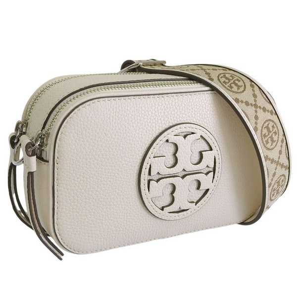 トリーバーチ バッグ レディース ショルダーバッグ ミラー ミニ レザー ニューアイボリー MILLER MINI CROSSBODY BAG 171955-104 TORY BURCH