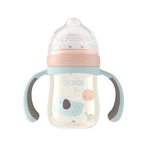 ベビー用品哺乳瓶2021韓国乳幼児用PPSU哺乳瓶ストローウォーターカップサマーミルクボトル漫画用プ