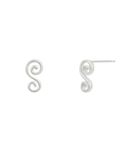 NFF [silver925] stave earrings silver ステイブピアス シルバー925 韓国アクセサリー