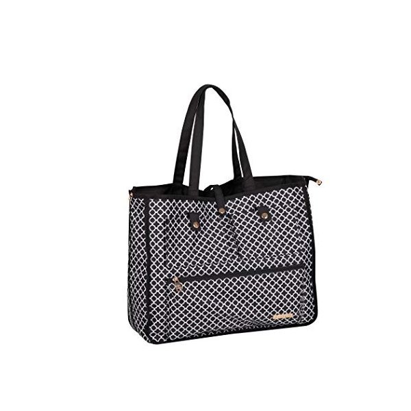 Jenni Chan Broadway Reversible 2-in-1 Carry-All Tote， Black， One Size 並行輸入品