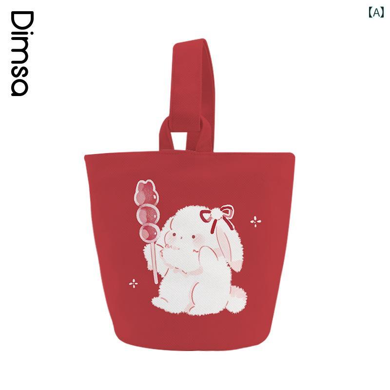 バケットバッグ バケツ レディース おしゃれ 鞄 かわいい ウサギ 大容量 キャンバス ハンドバッグ イラスト