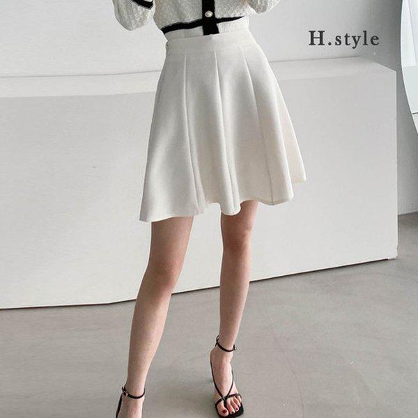 HスタイルSKライク10ピーススカート/春の新作/スカート/SK/スカート/シフォン/フレア/フレア/ミニ/プリーツ/シャーリング