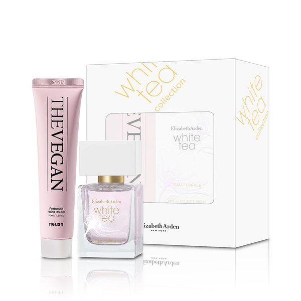 ホワイトティー オ フロラル EDT 30ml+ルーズン ビーガン パフューム ハンドクリーム 40ml 2種セット
