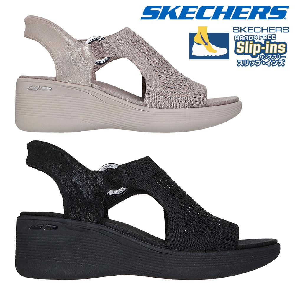 スケッチャーズ サンダル レディース スリップインズ マーサ・スチュワート ピアライト パーク パス 188001 SKECHERS 2026春夏