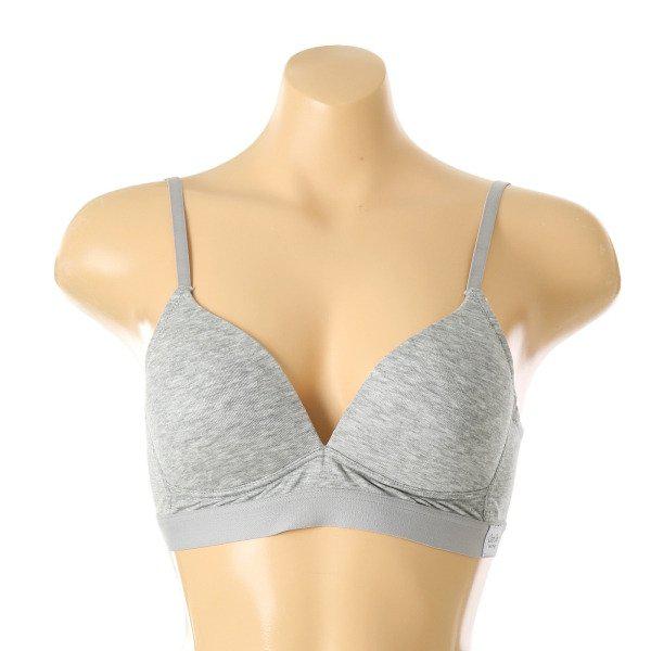 シンプルなアウトバンドノーワイヤーブラ GY Cカップ_CA(SBRD611A_C)