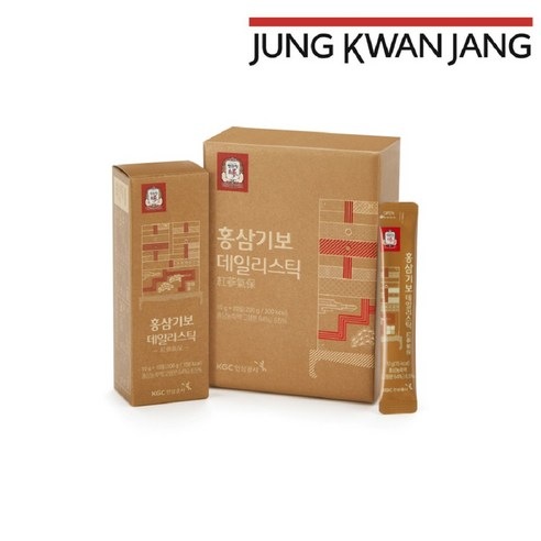 朝からビンビン！韓国発エネルギーチャージ紅参スティック 10ml 20包