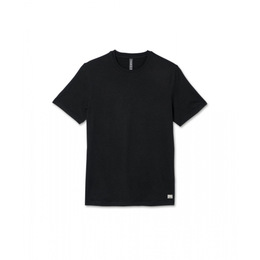 VUORI [メンズ] ショートスリーブポントパフォーマンス Tシャツ_ブラック_VR16121023