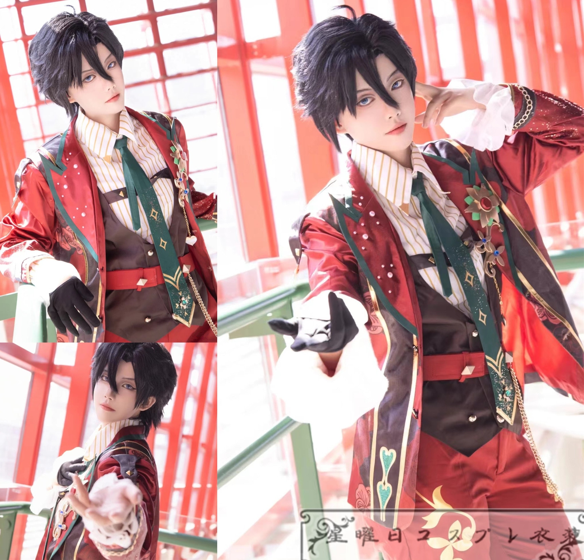 ES あんさんぶるスターズ 贈り物子供たちのためのXday！氷鷹北斗 明星スバル 遊木真 衣更真緒 コスプレ衣装 コスチューム 变装 仮装