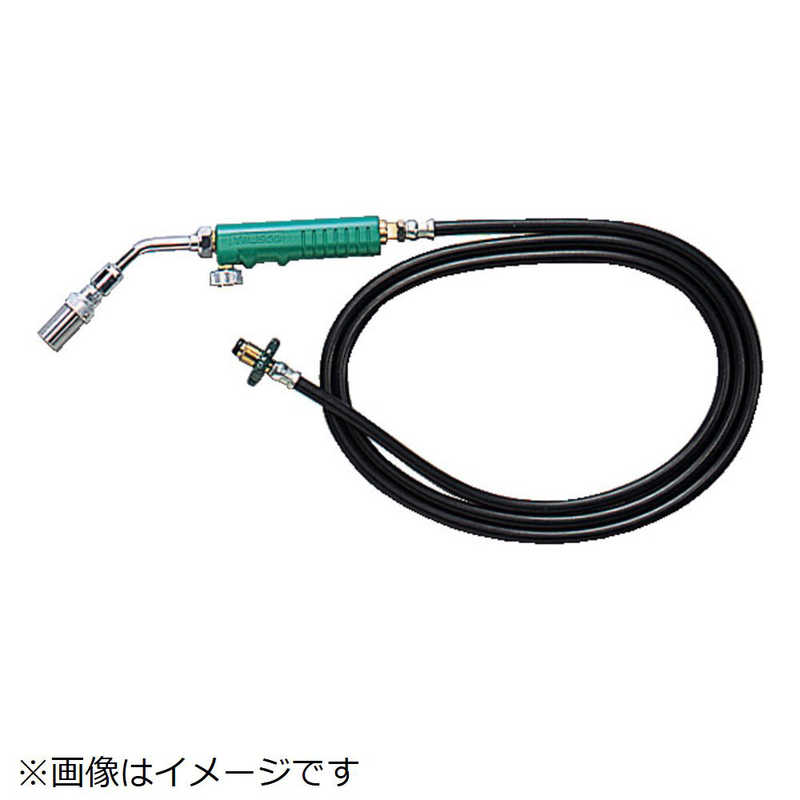 トラスコ中山 プロパンバーナー Mタイプ 発熱量25000Kcal/h TBM6