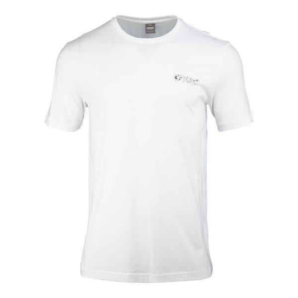 シンプルなベーシックホワイト半袖Tシャツ 日常ファッション カジュアルスタイル シンプルルック シンプルモダン 基本Tシャツ Tシャツコーデ