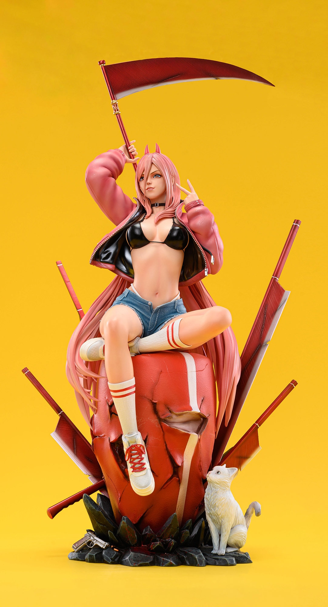 パワー フィギュア 私服Ver. 1/4スケール 塗装済み完成品 ガレージキット M.S 限定販売 スタチュー