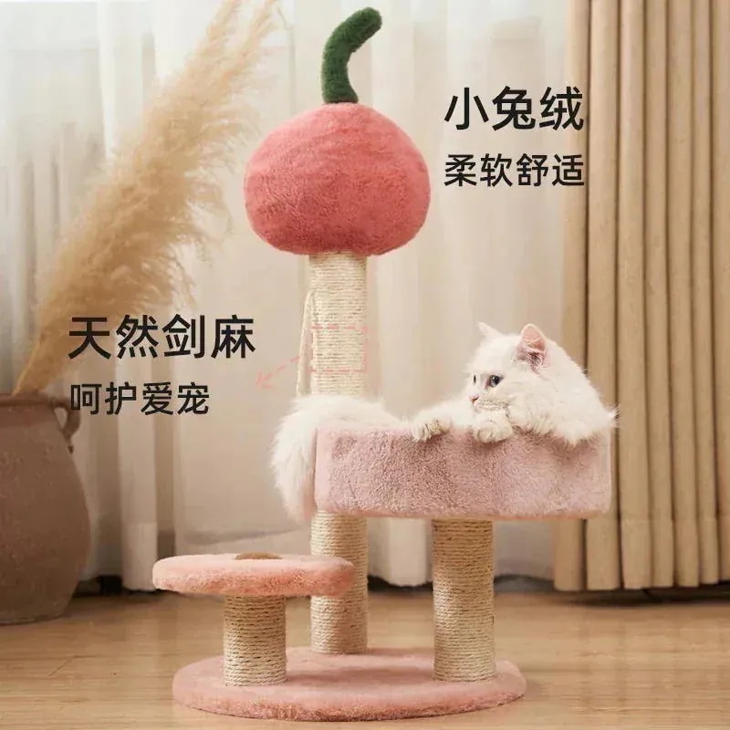 猫よじ登りフレーム猫フレーム猫砂猫の木猫おもちゃ1個猫用品小物キャットタワー猫引っかきポスト汎用4本