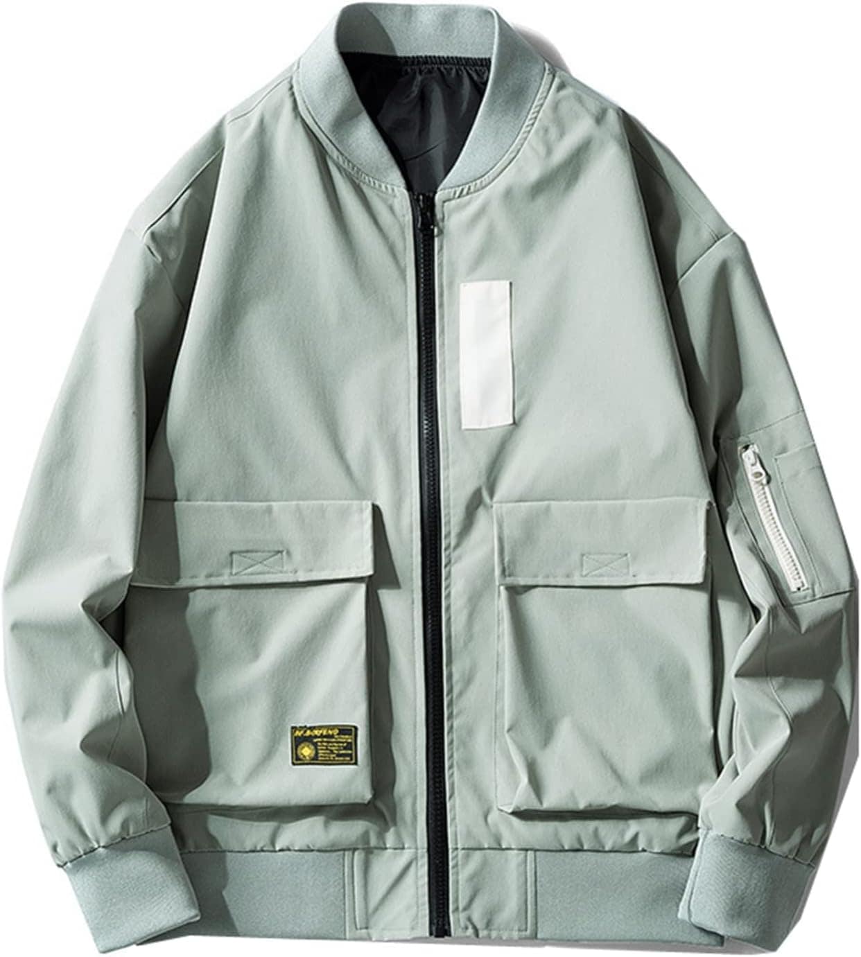 メンズ ジャンバー ジャケット MA-1 フライトジャケット スタジャン 防風防寒 ジッパー カジュアル カーゴジャケット 作業風 ブルゾンアウター おしゃれ 大きいサイズ デイリー キャンプ