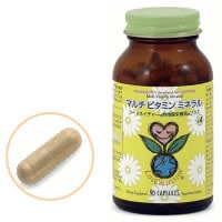 サプリメント 無精製栄養素プラス マルチビタミンミネラル 90粒 フードネイチャー 【90粒（0.53g／1粒）（1本　約1か月分）】 4,199円