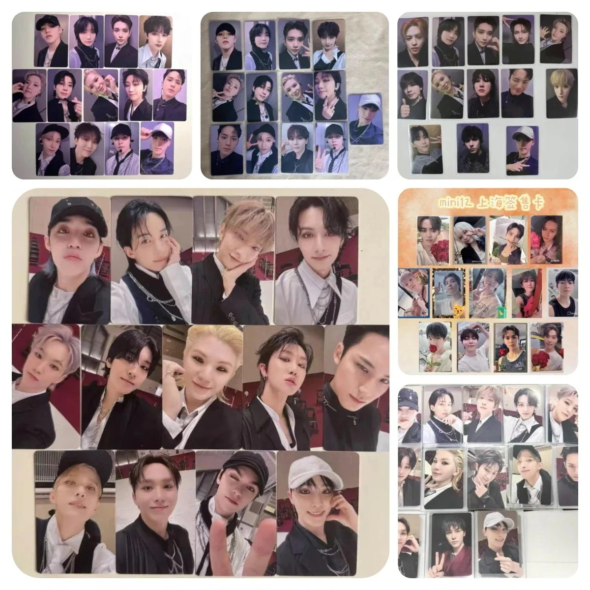 公式品　seventeen 一直娯 yzy mini12 上海/ヨンドンＢ/ヨンドンC/ヨンドンD/ yzy f / yzy 北京 offline　特典トレカ　13枚 　全員　セット