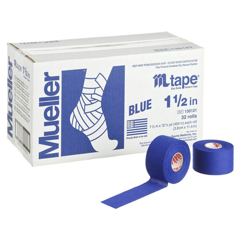【ロット販売：入り数32】 MUELLER(ミューラー) Mテープチームカラー ロイヤル ボディーケア テーピング (130820)