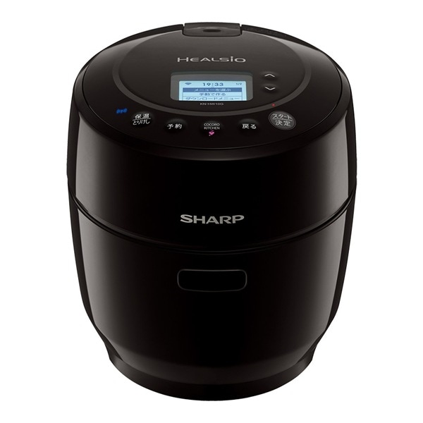 電気無水鍋 1.0L ヘルシオ ホットクック 水なし自動調理鍋 無線LAN対応 ブラック系 27,612円