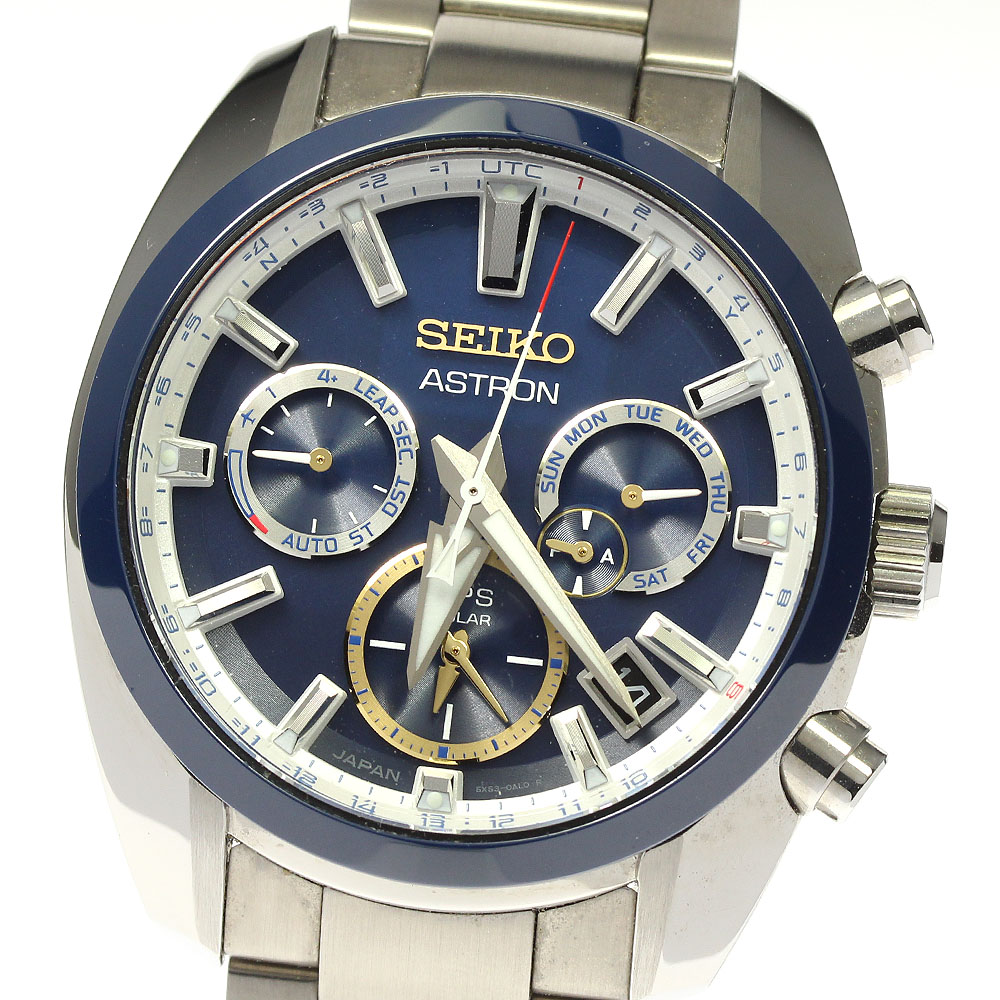 セイコー SEIKO SBXC045/5X53-0AT0 アストロン ノバクジョコビッチ 2020 限定モデル ソーラー電波 メンズ 美品 保証書付き_808316【中古】 81,840円