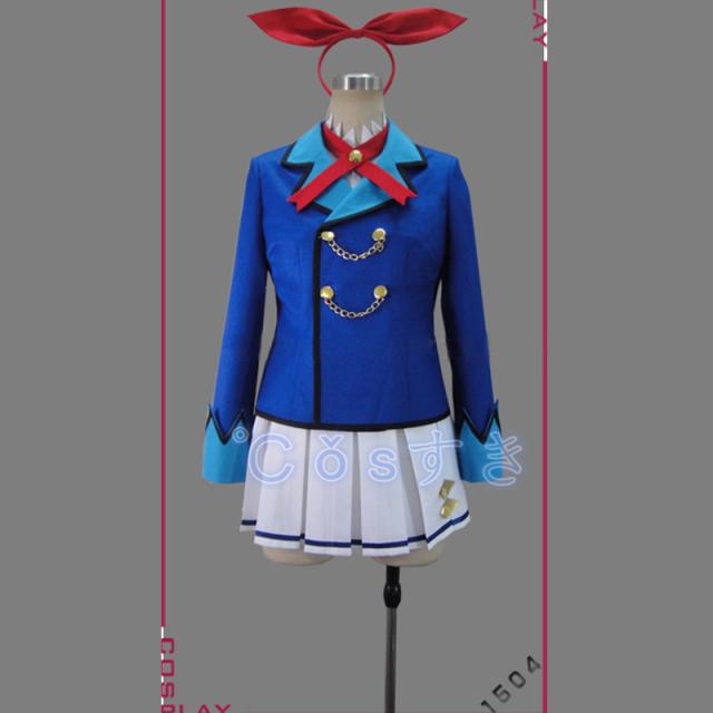 【短納期】アイカツ スターライト学園 星宮 いちご ほしみや いちご コスプレ衣装 COS 高品.質 新品 アニメ コスチューム