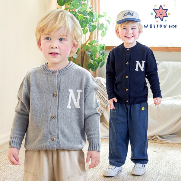 スクールベーシックニットカーディガン