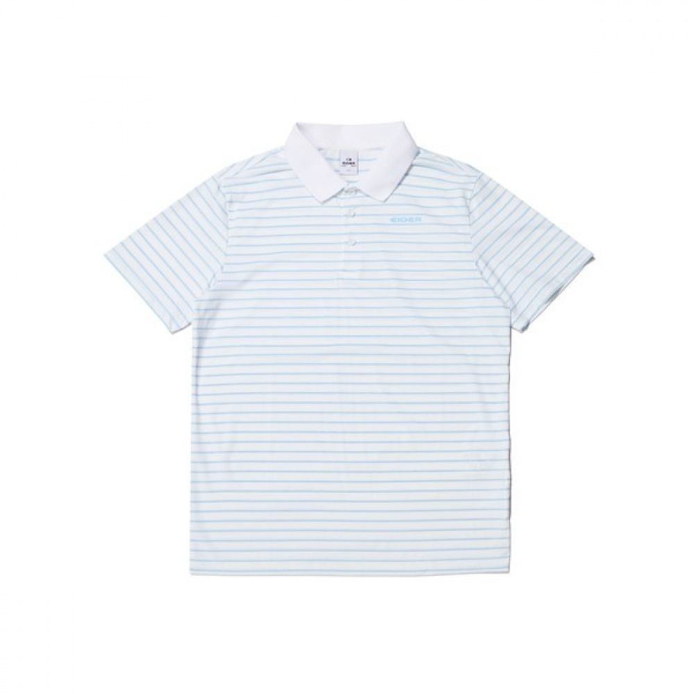 [アイダー] メンズポップアイスストライプ半袖ポロ Tシャツ_DMM24287B2 7,945円